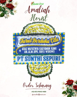 Papan Bunga Duka di Wara Utara
